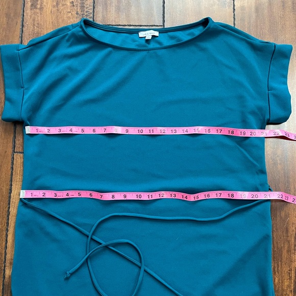 White Birch Teal Dress (Pockets) - Picture 4 of 6